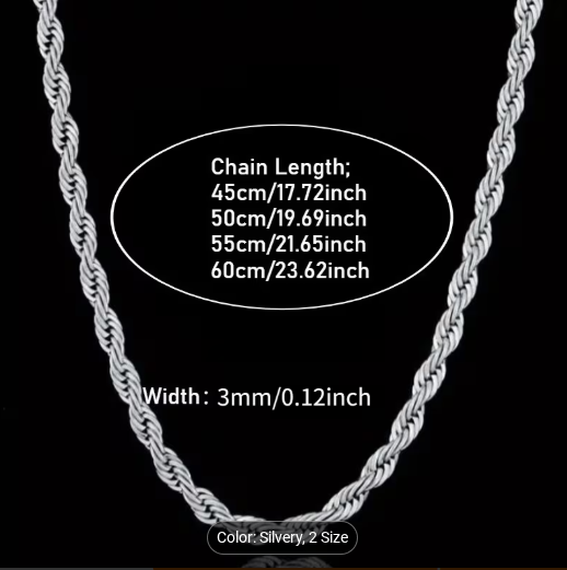 Twisted Rope Necklace