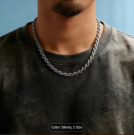 Twisted Rope Necklace
